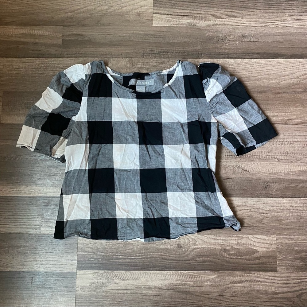 3for 12$ Park +grey blouse size L